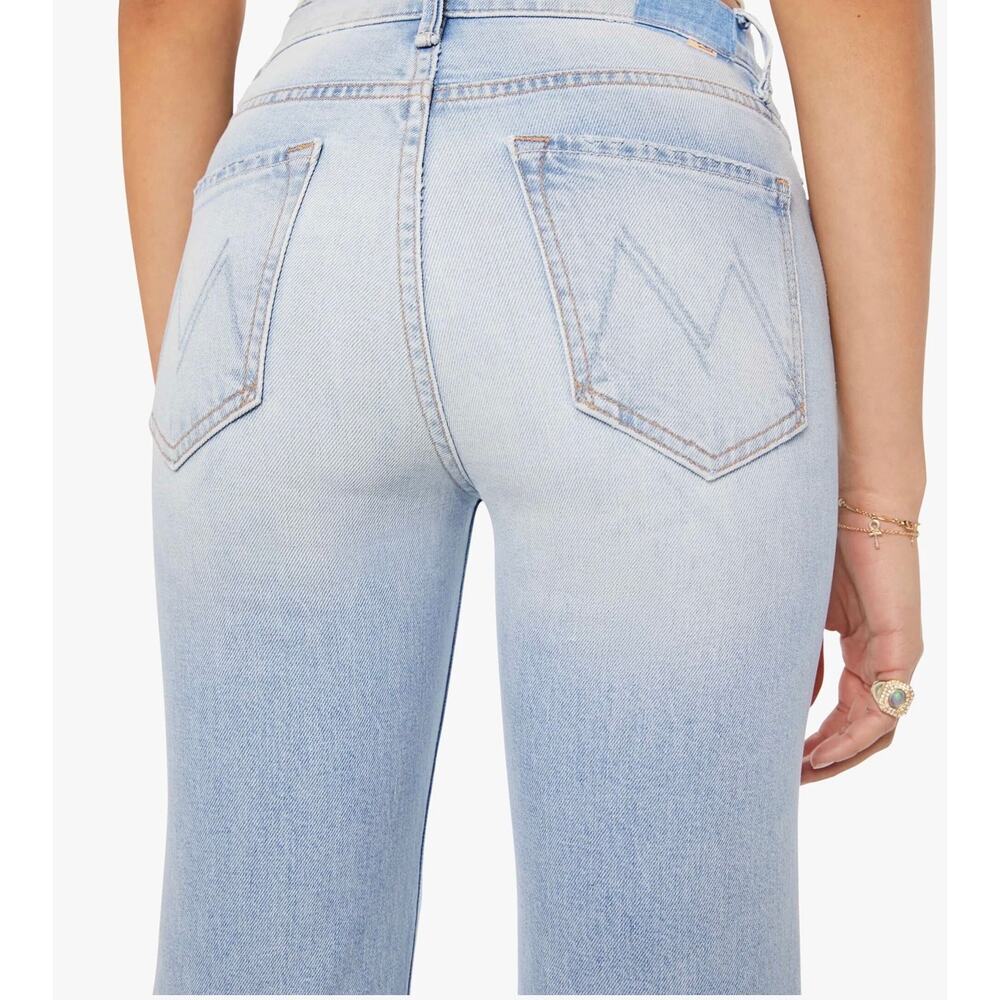 MOTHER The Kick It Wash Go Long Jeans - Women's Size 31 - Picture 3 of 9